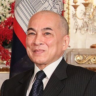 Portrait of Sihamoni   Norodom