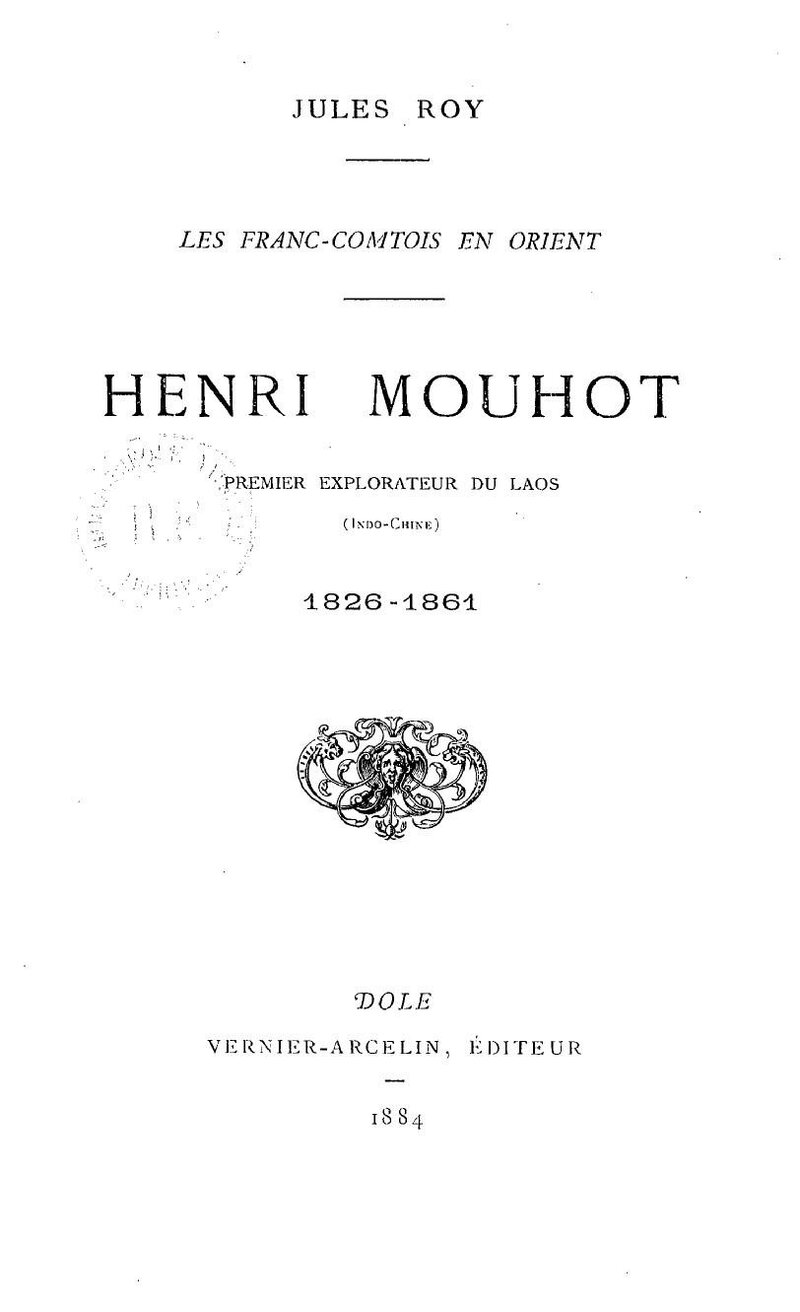 Henri&#x20;Mouhot&#x20;Premier&#x20;Explorateur&#x20;Du&#x20;Laos&#x20;Cover