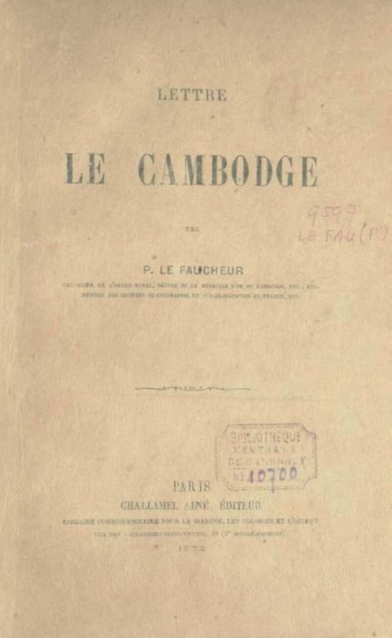 Lefaucheur&#x20;lecambodge&#x20;lettre&#x20;challamel&#x20;1872&#x20;cover