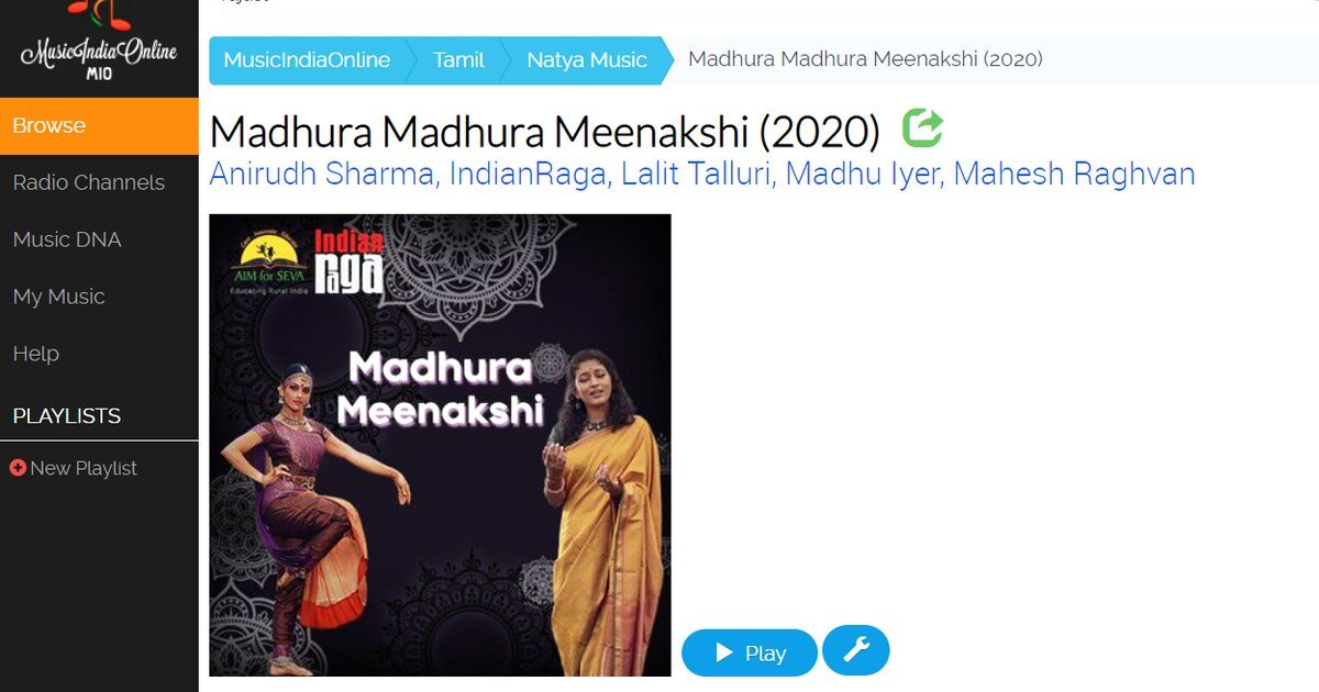 Music India Online (MIO) Angkor Database