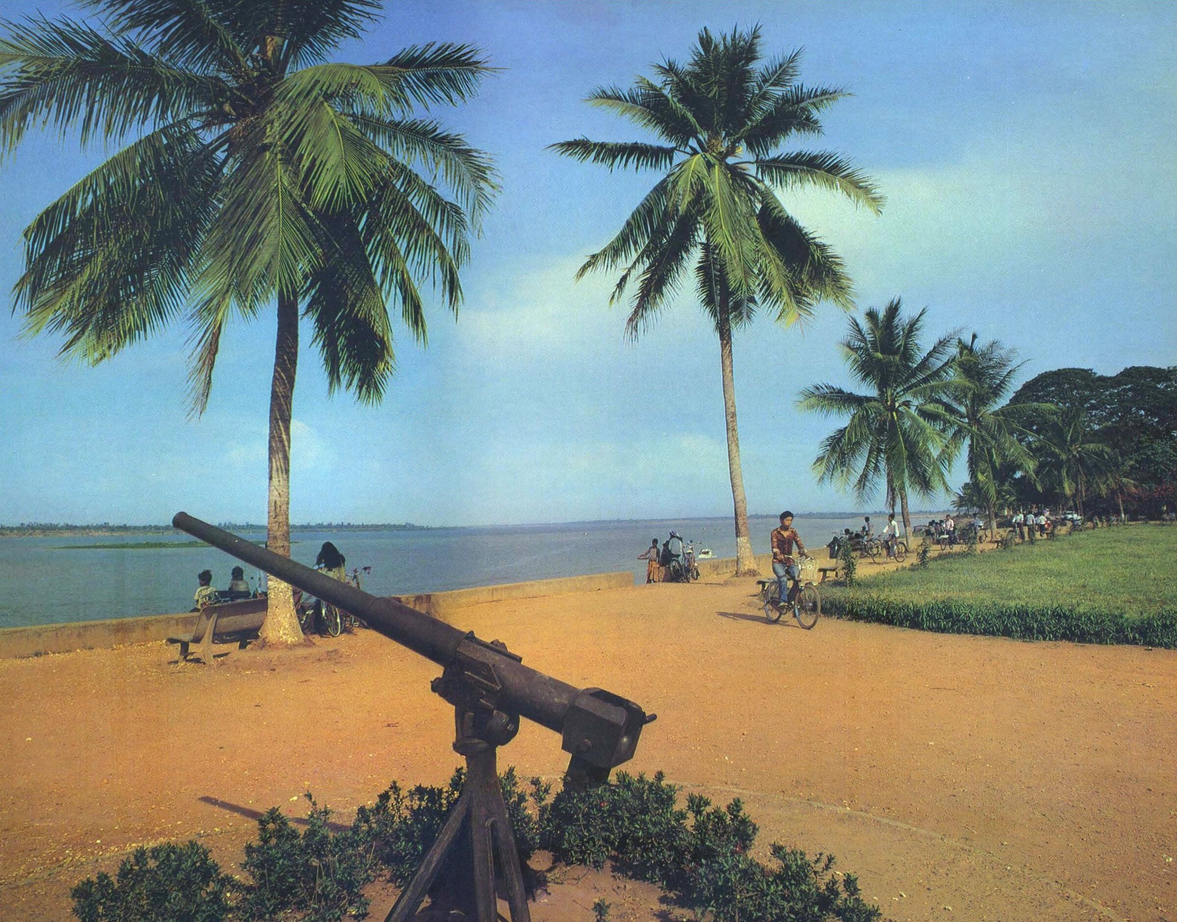 Tribune at Parade for the 4th anniversary of the proclamation of the People's Republic of Kampuchea.