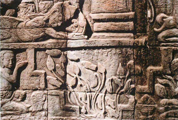 Vishnu&#x20;Temple&#x20;Jayavarman&#x20;Vii&#x20;Fish&#x20;Gazing&#x20;Each&#x20;Other&#x20;Roberts