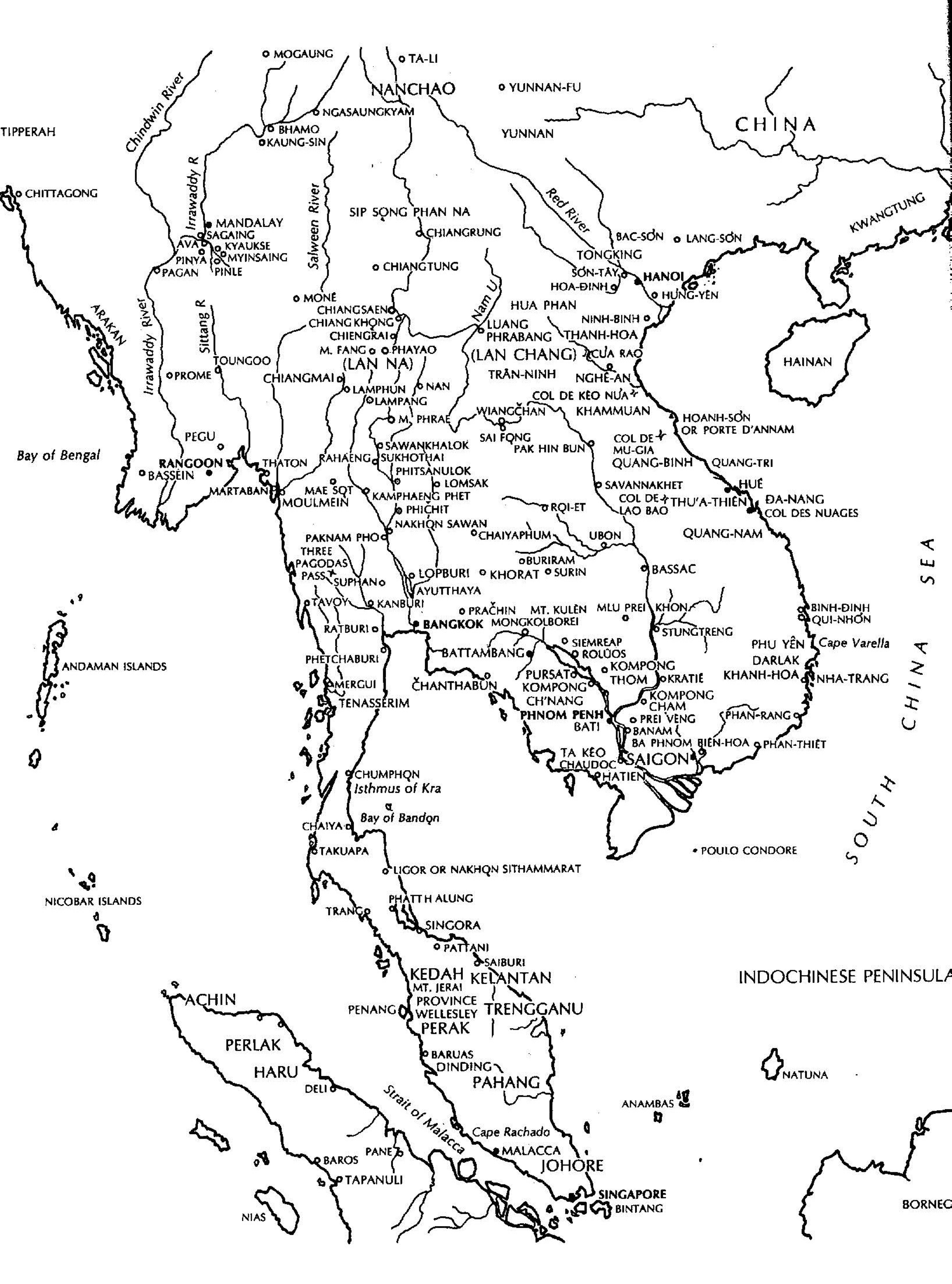 ISSA George Coedès indpeninsula map