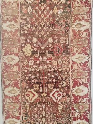 Jaipur museum carpet wool pile on cotton alwar 19th