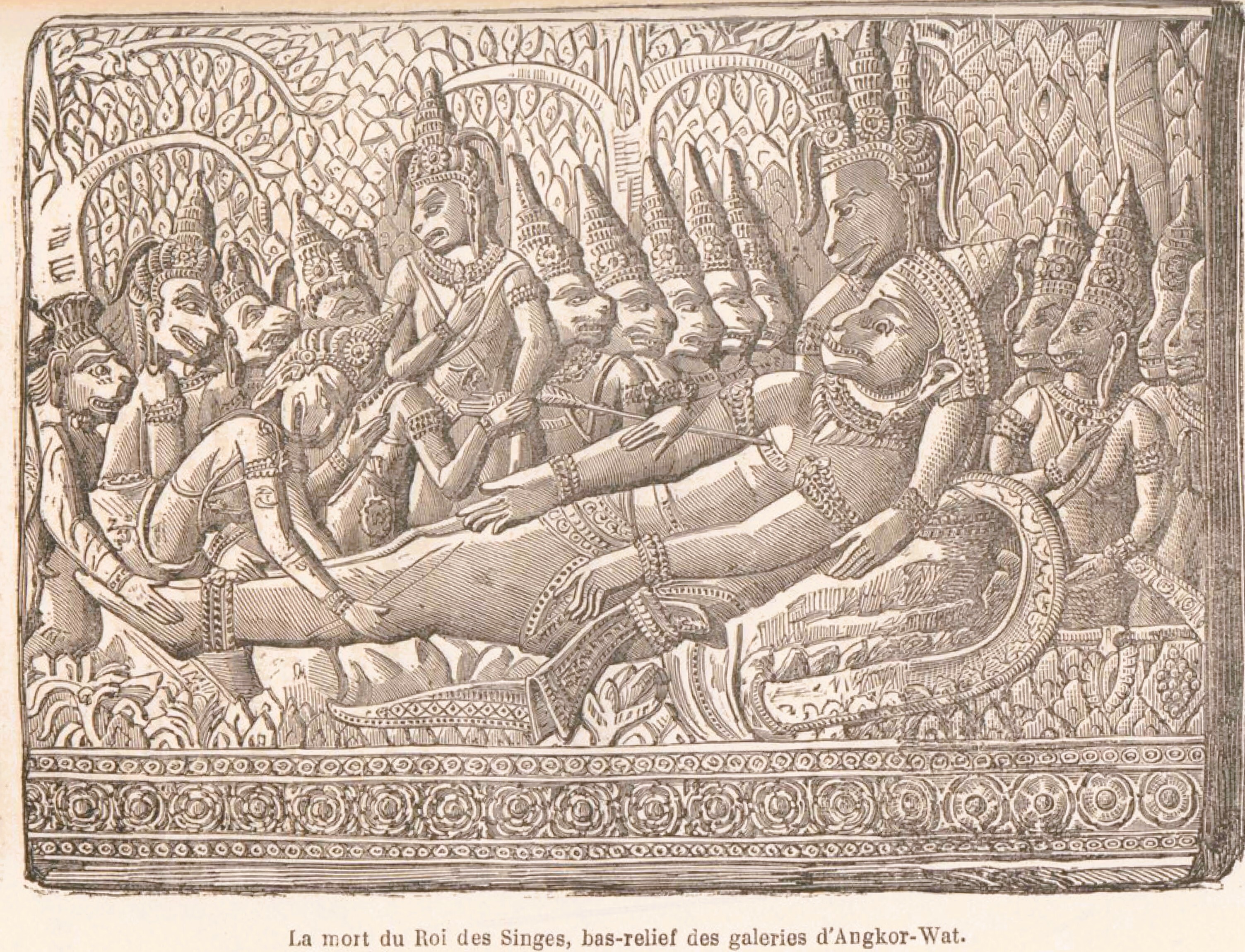 Croizier Lart khmer etude historique catalogue 1875 mort roi singe