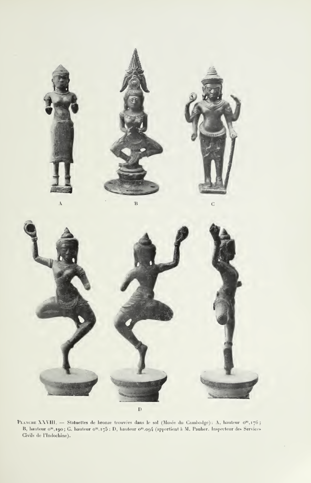 Groslier statuettes bronze