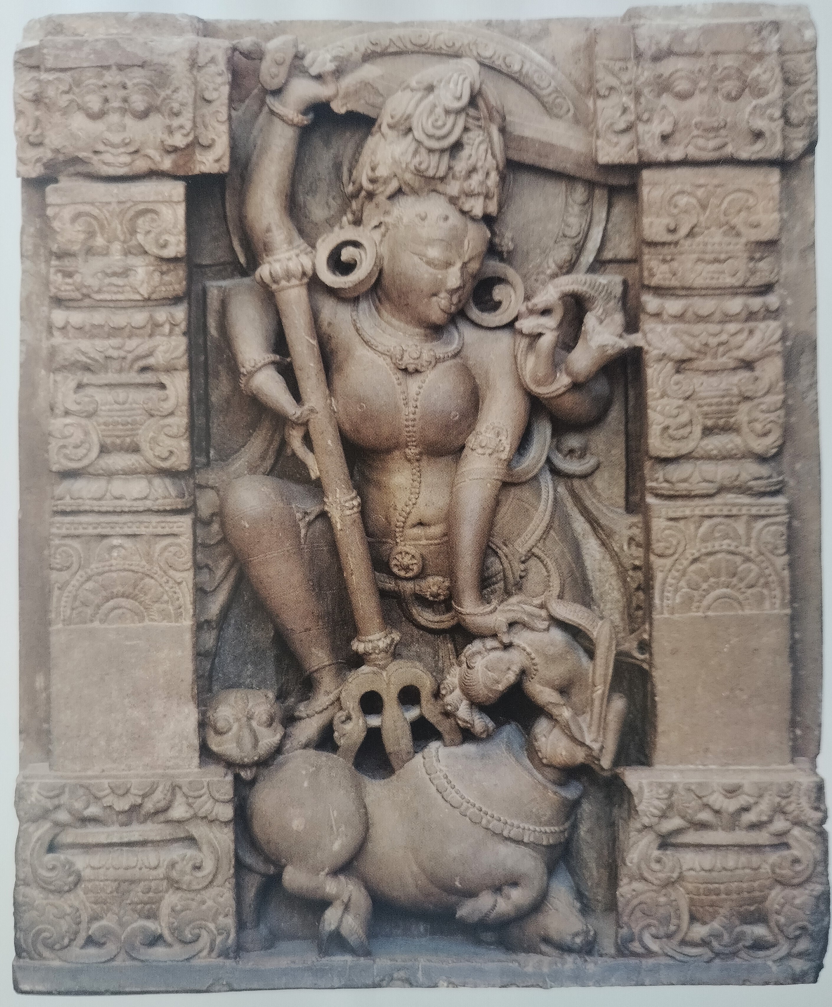 Jaipur museum mahishamardini durga sandstone abaneri 8 9th