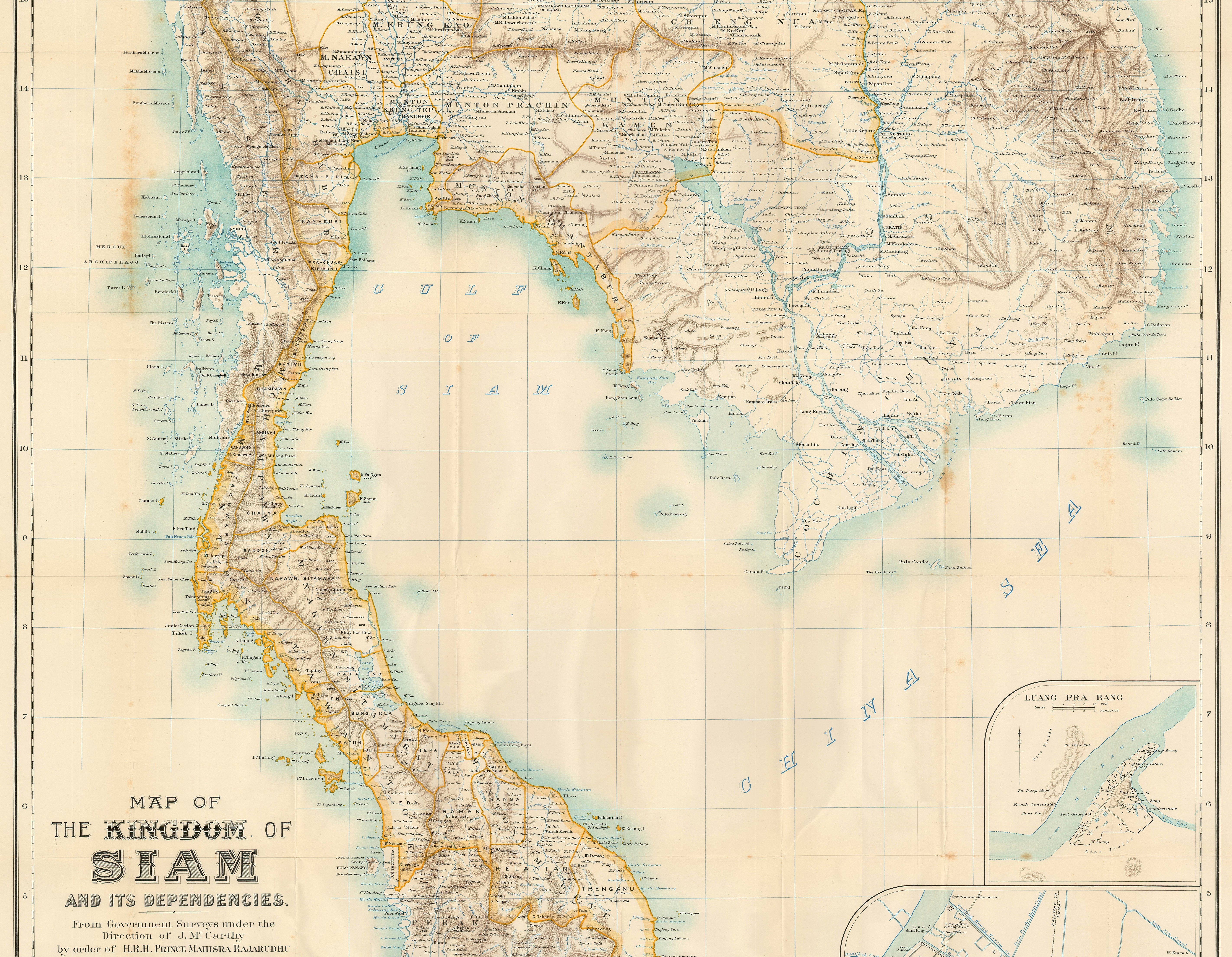 James F. McCarthy: The Kingdom of Siam and Its Dependencies [detail]